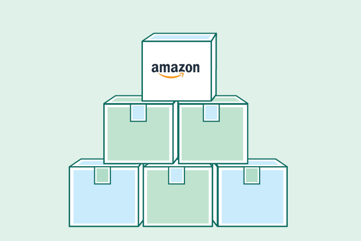 Amazon holiday shopping list graphic.