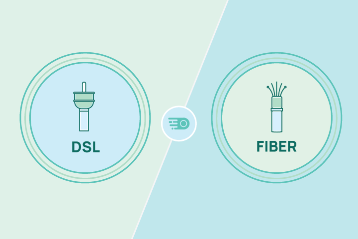 DSL vs Fiber optic internet