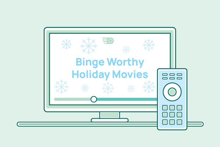 Binge worth holiday movies graphic