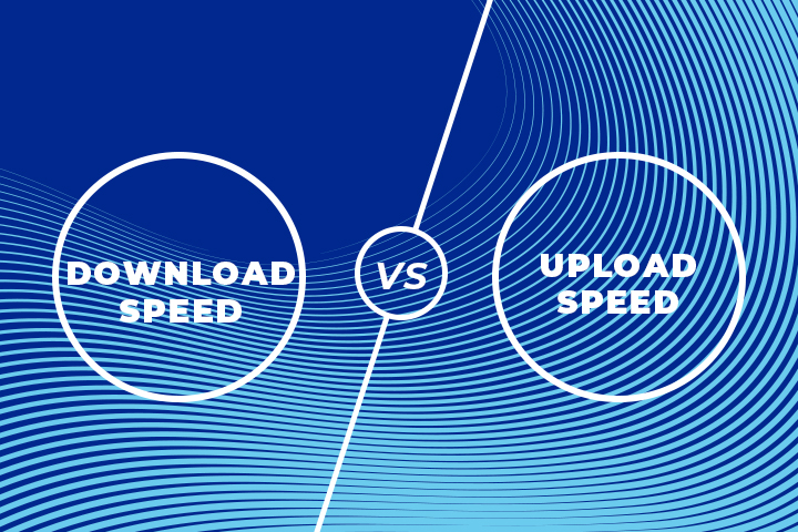 difference between upload and download speed