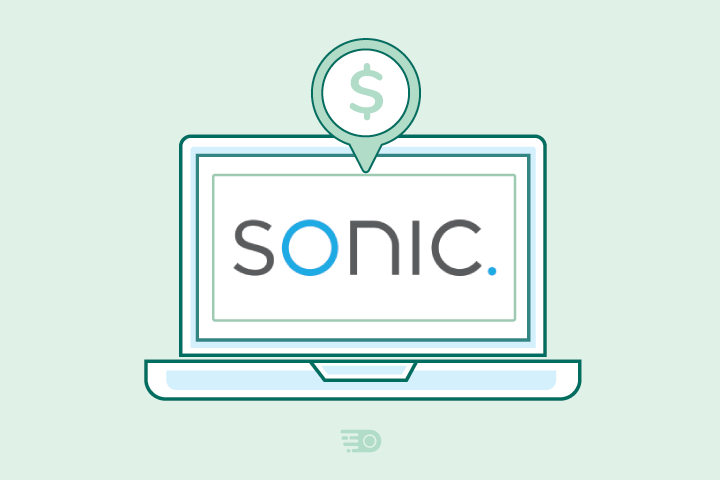 graphic of laptop with Sonic Cheap Internet