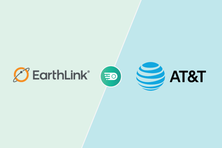 earthlink vs at&t graphic