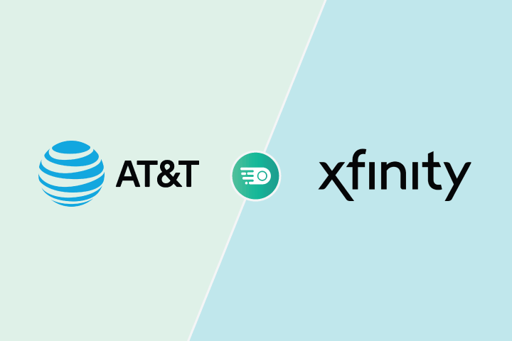 at&t vs xfinity graphic