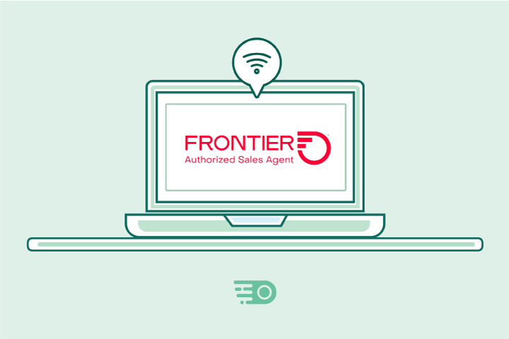 Reasons to choose frontier logo on laptop graphic