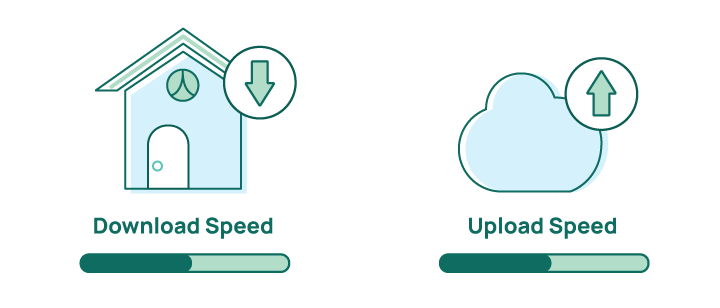 upload download graphic