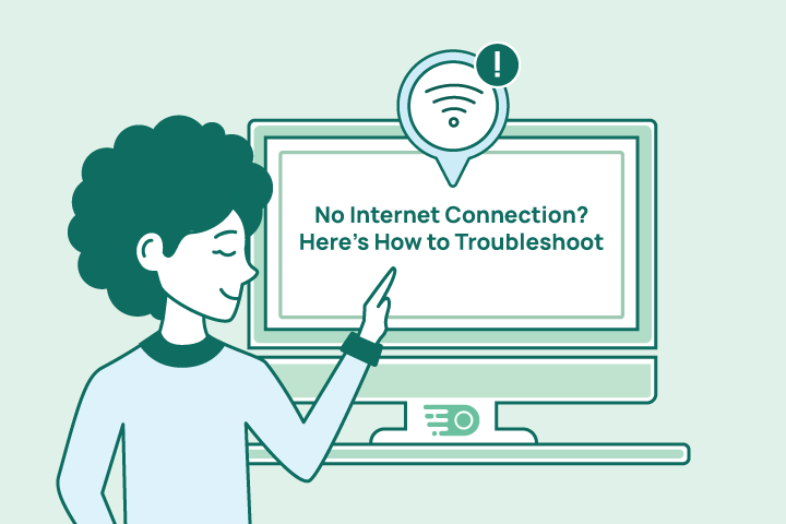 Troubleshooting no internet connection