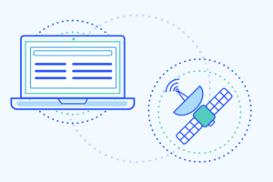 satellite internet upload download