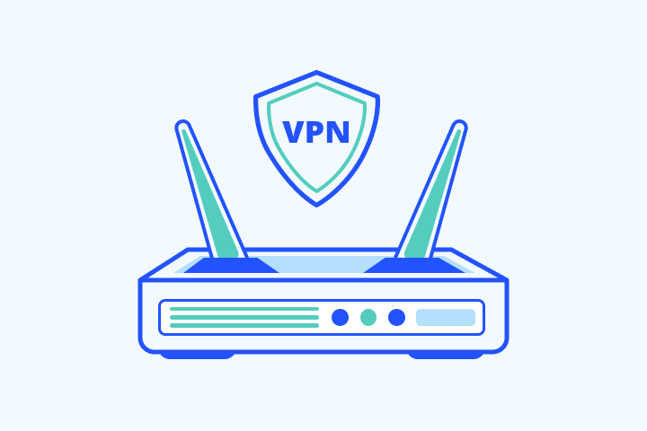 featured graphic for how to set up a vpn router article