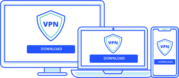 graphic showing vpn compatibility across different devices