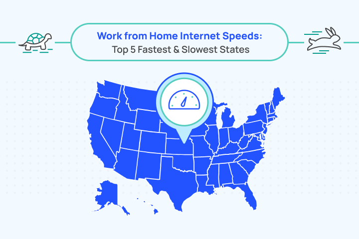 fastest and slowest states internet speed for remote work